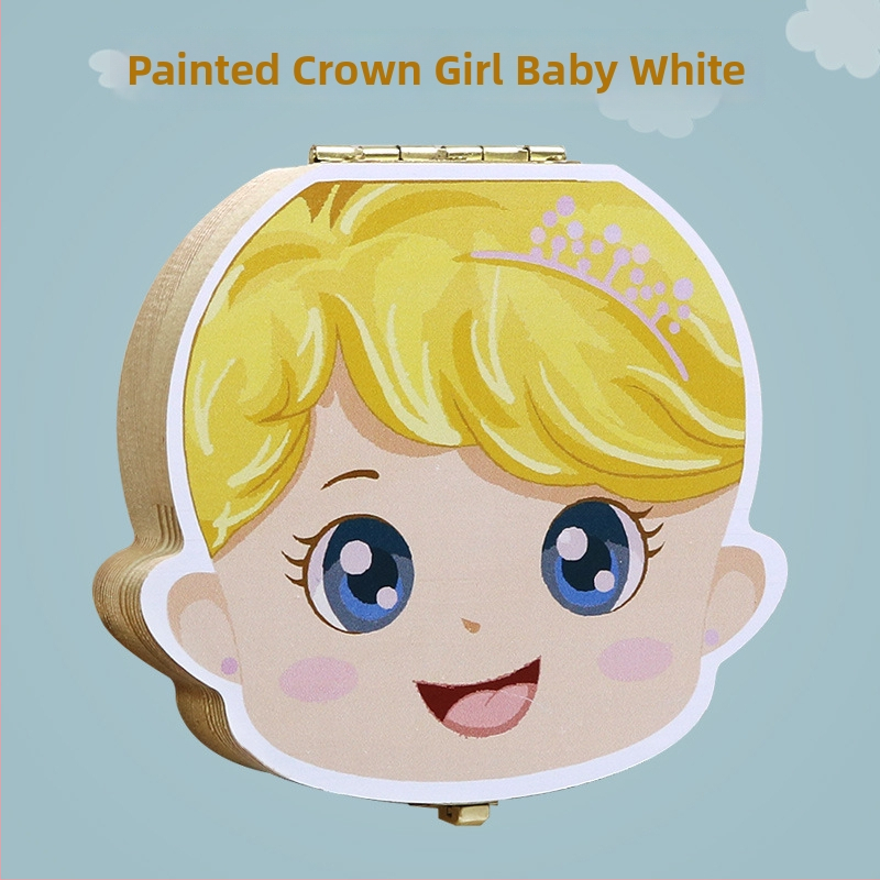 Drvena kutija za čuvanje mliječnih zuba - Spomen kutija za mliječne zube, 3C kategorija igračaka, uzrast 14+; mladi 15-35.