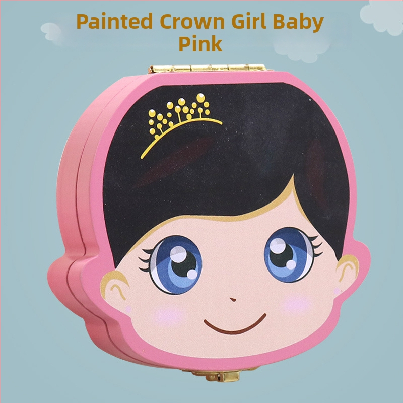 Drvena kutija za čuvanje mliječnih zuba - Spomen kutija za mliječne zube, 3C kategorija igračaka, uzrast 14+; mladi 15-35.