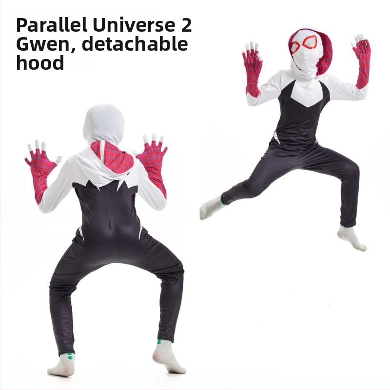 Spider-Man Miles Morales i Gwen inspirirani kombinezon, Milk Silk tkanina, za igre i uloge, za osobe mlađe od 17 godina, proljeće 2022.