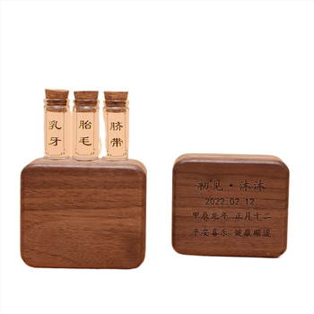 Beba zapamti bočicu za čuvanje pupčane vrpce, plodnih vlasi i zubi – metalna, pakiranje u vrećici, podrijetlo Kina, pogodno za dob 0–3 godine