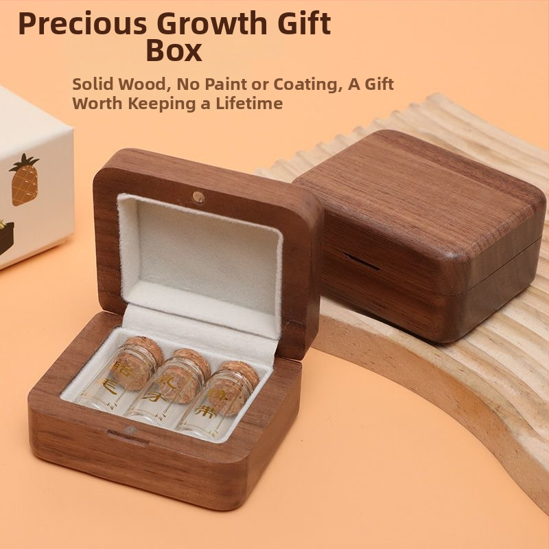 Beba zapamti bočicu za čuvanje pupčane vrpce, plodnih vlasi i zubi – metalna, pakiranje u vrećici, podrijetlo Kina, pogodno za dob 0–3 godine