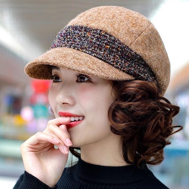 Perucă cu păr scurt buclat, stil natural, model CH0.35, marcă locală