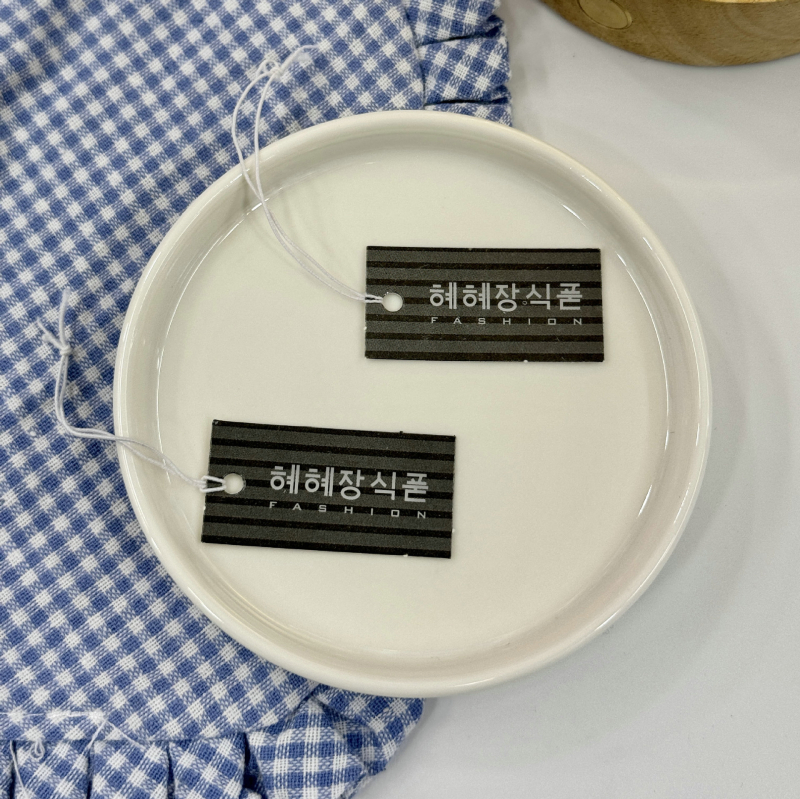 Etichete de preț pentru bijuterii, cu șnur atașat, stil scris de mână, imprimare digitală, personalizare disponibilă, marcă Jiang liang