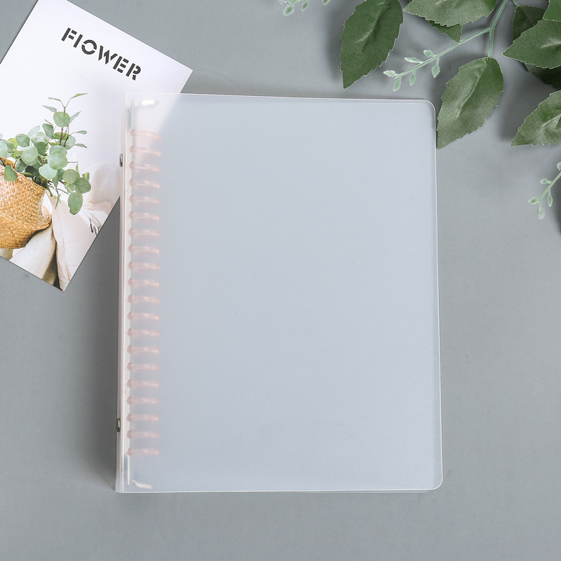 Bilježnica B5 s PVC koricom, povez s odvojivim listovima, 80 gsm papir