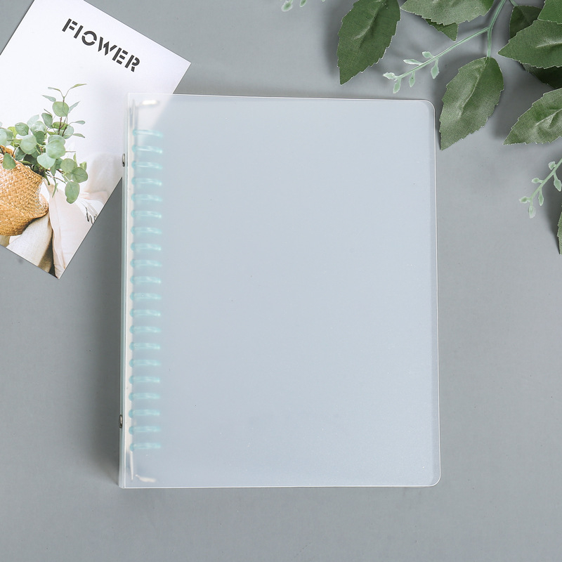 Bilježnica B5 s PVC koricom, povez s odvojivim listovima, 80 gsm papir