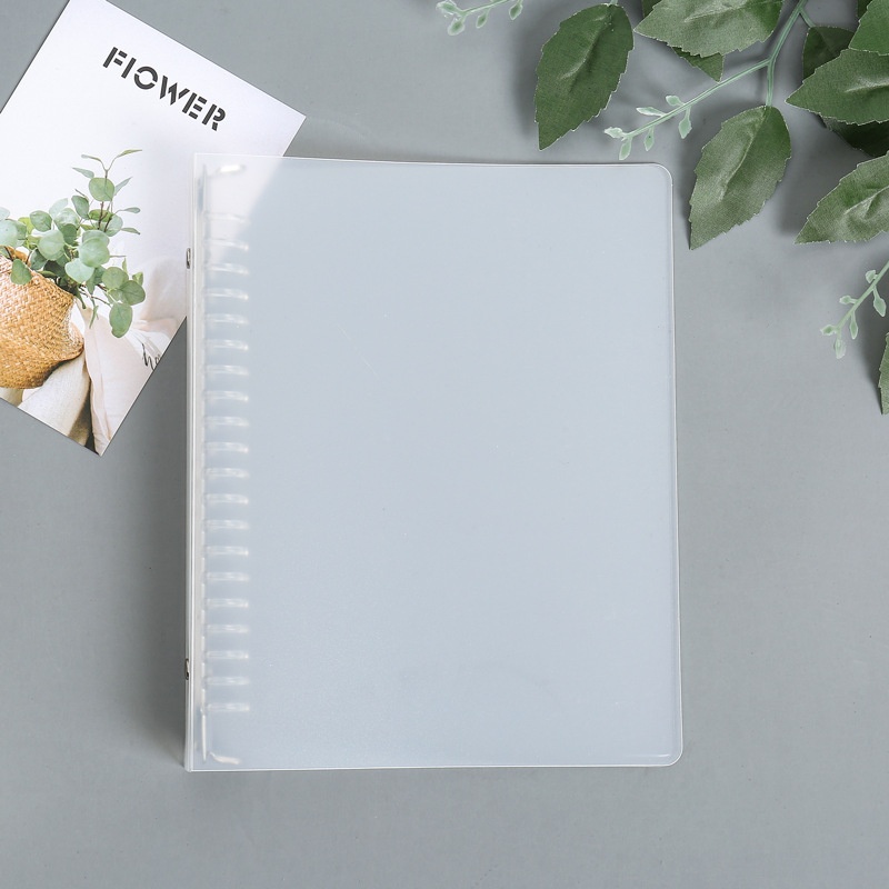 Bilježnica B5 s PVC koricom, povez s odvojivim listovima, 80 gsm papir