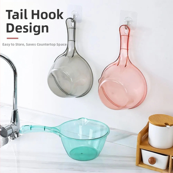 Plastična kuhinjska žlica s dugim držakom za vodu, jednostavan stil, univerzalna uporaba, vrhunska kvaliteta (proljeće 2013)