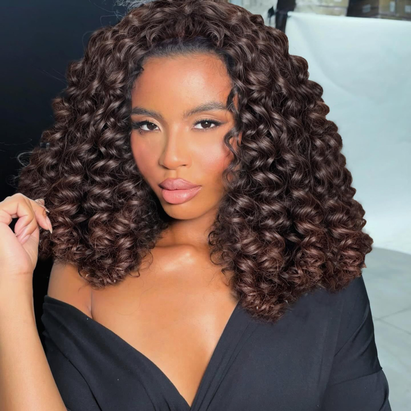 Női paróka rövid, göndör haj, egzotikus stílus, HW0714, mechanizmus, magas hőmérsékletű szál