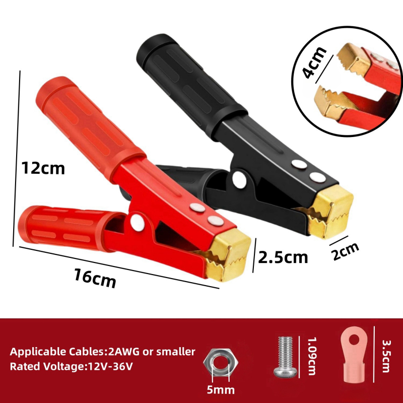 Clema pentru baterie auto – clemă de încărcare robustă pentru conectarea cablurilor
