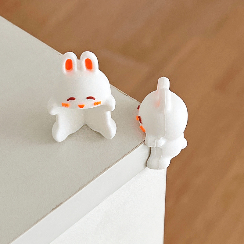 Защита за ъгъл на маса за бебета - правоъгълна форма, мек ръб, карикатурен дизайн