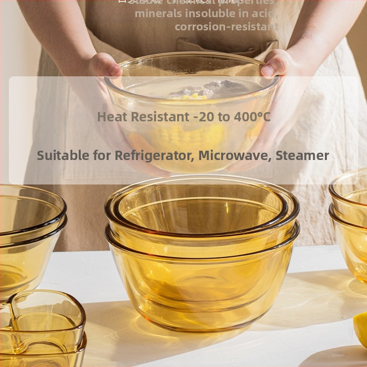 Xingyou staklena zdjela za voćnu salatu, rezance i juhu (Marka: Xingyou; Materijal: Staklo; Ispis logotipa: Da; Prilagodba: Da; Lansiranje: 2025)