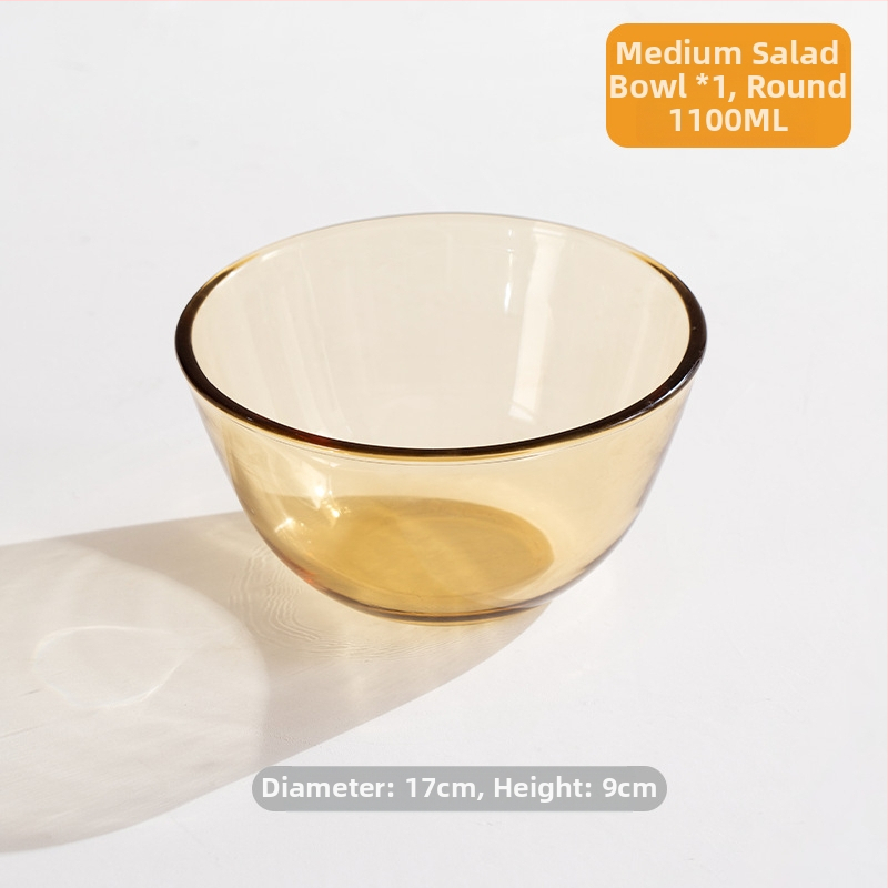 Xingyou staklena zdjela za voćnu salatu, rezance i juhu (Marka: Xingyou; Materijal: Staklo; Ispis logotipa: Da; Prilagodba: Da; Lansiranje: 2025)