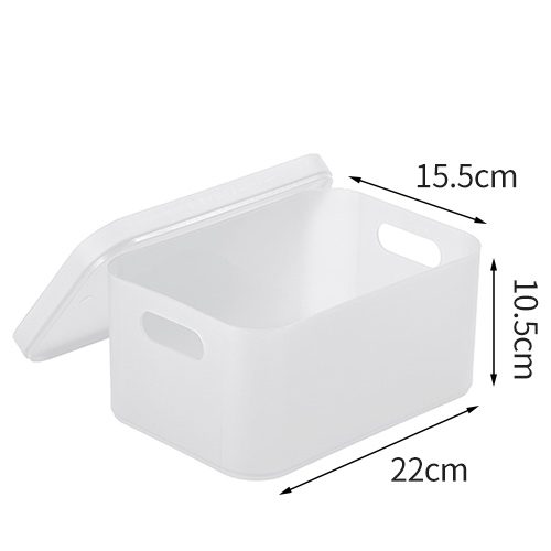 Desktop kutija za pohranu od plastike, drveni uzorak, japanski stil, kapacitet 18 L, mogućnost tiskanja logotipa