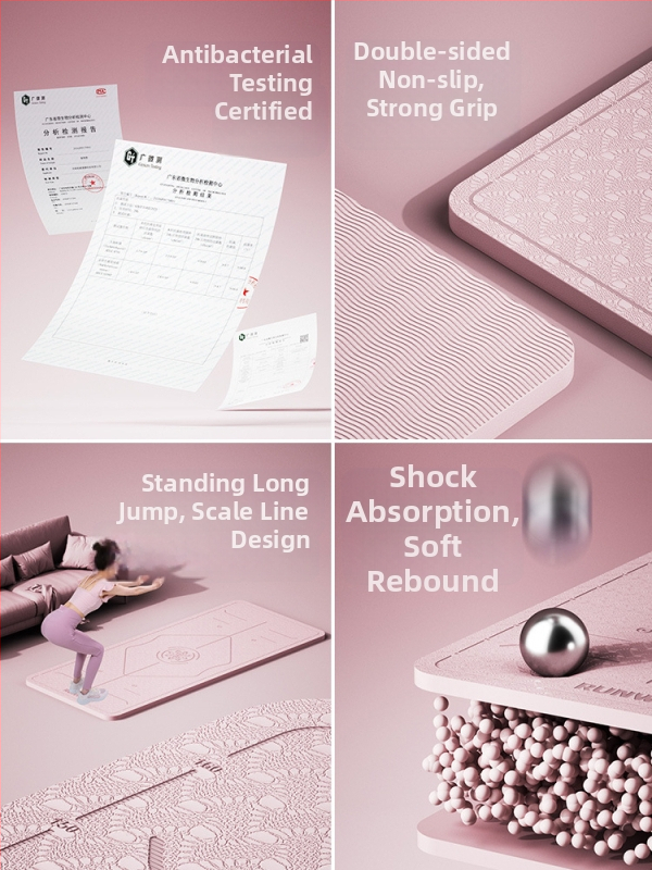 Jóga podložka, TPE materiál, hrúbka 8