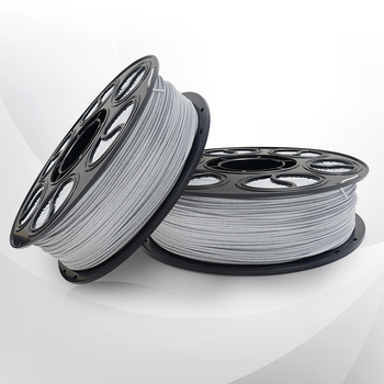 PLA filament za 3D ispis — svilenkasti uzorak marmora, kružni presjek, diskasti izgled