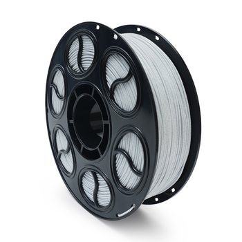 PLA filament za 3D ispis — svilenkasti uzorak marmora, kružni presjek, diskasti izgled