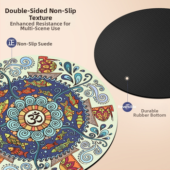 Nagoudi joga podložka — guma, hrúbka 1/3/5 mm, hmotnosť 500 g, spracovanie prispôsobené, pôvod Hangzhou