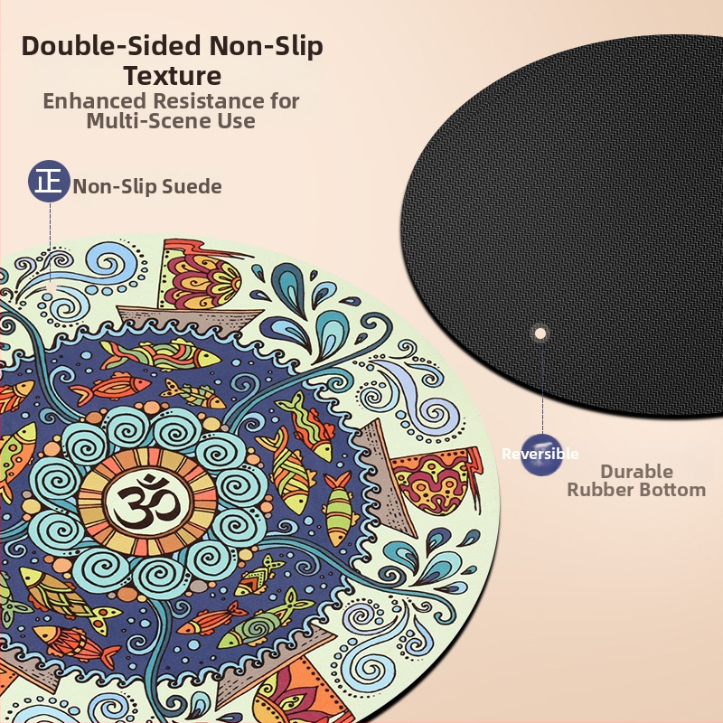 Nagoudi joga podložka — guma, hrúbka 1/3/5 mm, hmotnosť 500 g, spracovanie prispôsobené, pôvod Hangzhou