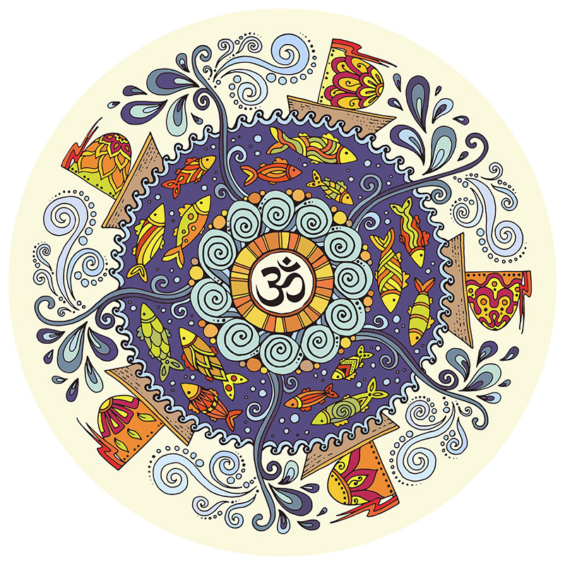 Nagoudi Γιόγκα Ματ — Καουτσούκ, Πάχος 1/3/5 mm, Βάρος 500 g, Διαθέσιμη προσαρμογή επεξεργασίας, Προέλευση Χανγκζού