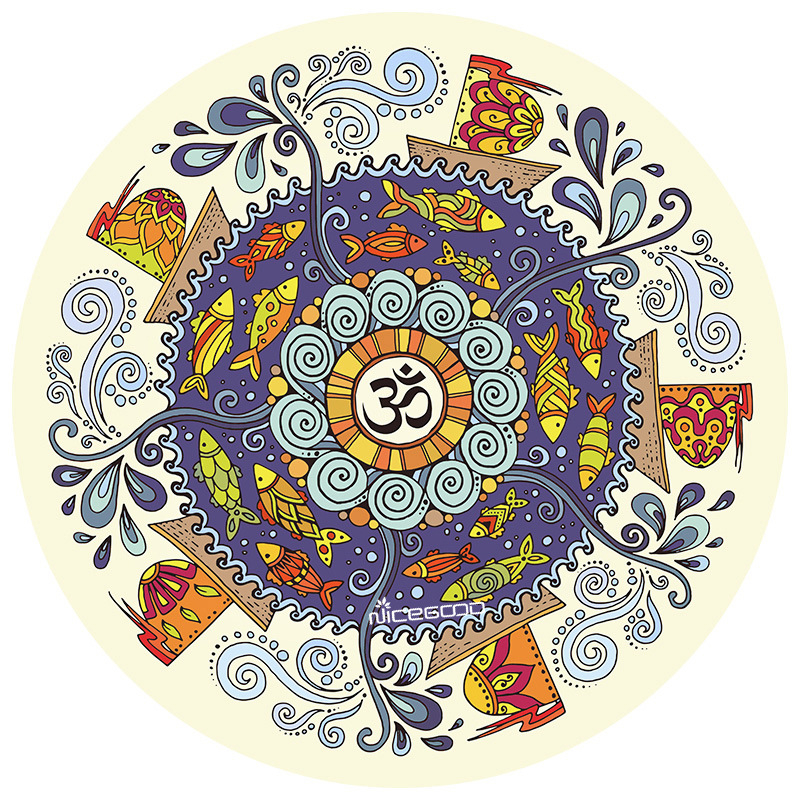 Nagoudi Γιόγκα Ματ — Καουτσούκ, Πάχος 1/3/5 mm, Βάρος 500 g, Διαθέσιμη προσαρμογή επεξεργασίας, Προέλευση Χανγκζού