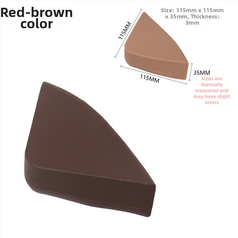 Detský ochranný roh stola - silikón, tvar ventilátora, balenie 200 kusov, čiarový kód 5000
