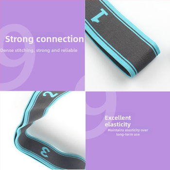 Fenzhi Elastická páska na pretiahnutie chrbta a ramien – segmentovaná joga/pilates odporová páska