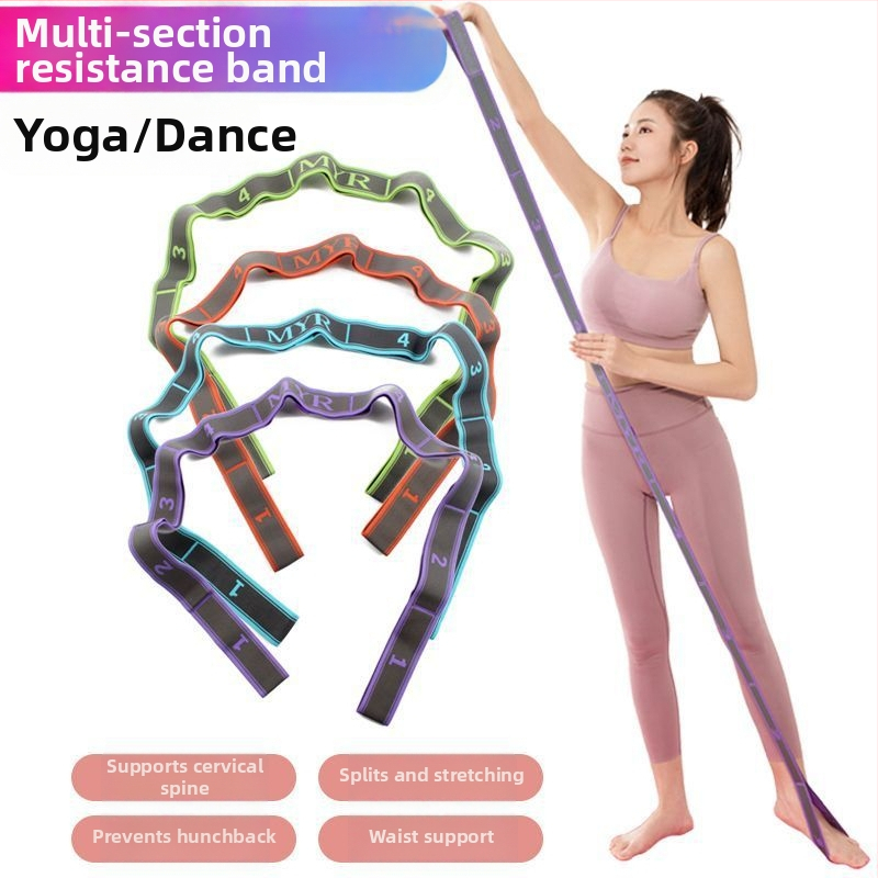 Fenzhi Elastická páska na pretiahnutie chrbta a ramien – segmentovaná joga/pilates odporová páska