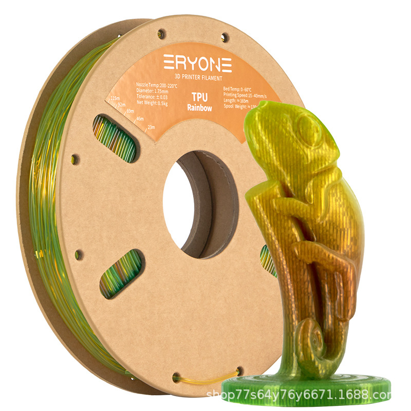 Eryone TPU filament, 0,5 kg, 166 m po roli, tvrdoća 95A, kružni presjek, za 3D tiskanje modela