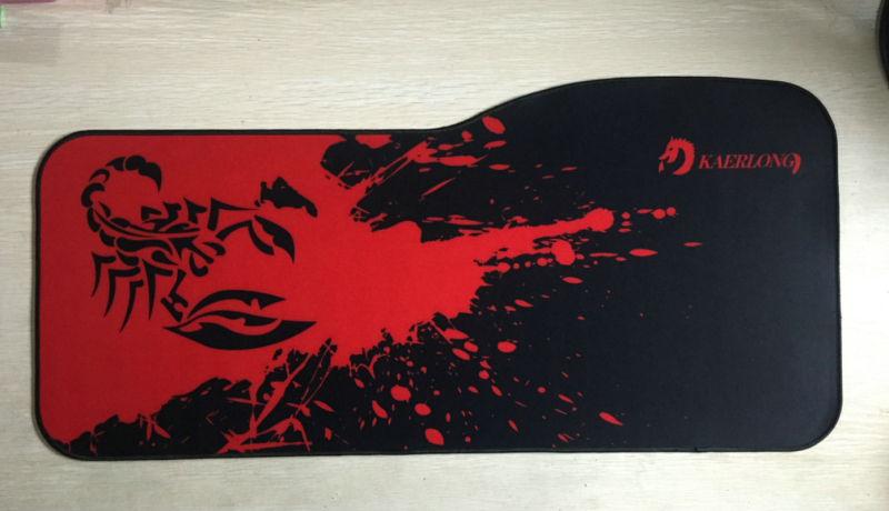 Covoraș de birou din cauciuc, dublu față, cu imprimare logo și personalizare OEM