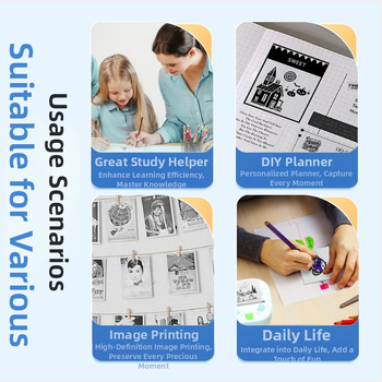 Prijenosni Bluetooth termalni pisač naljepnica D20 za pametne telefone, bez tinte, tisak 48 mm, papir širine 57 mm