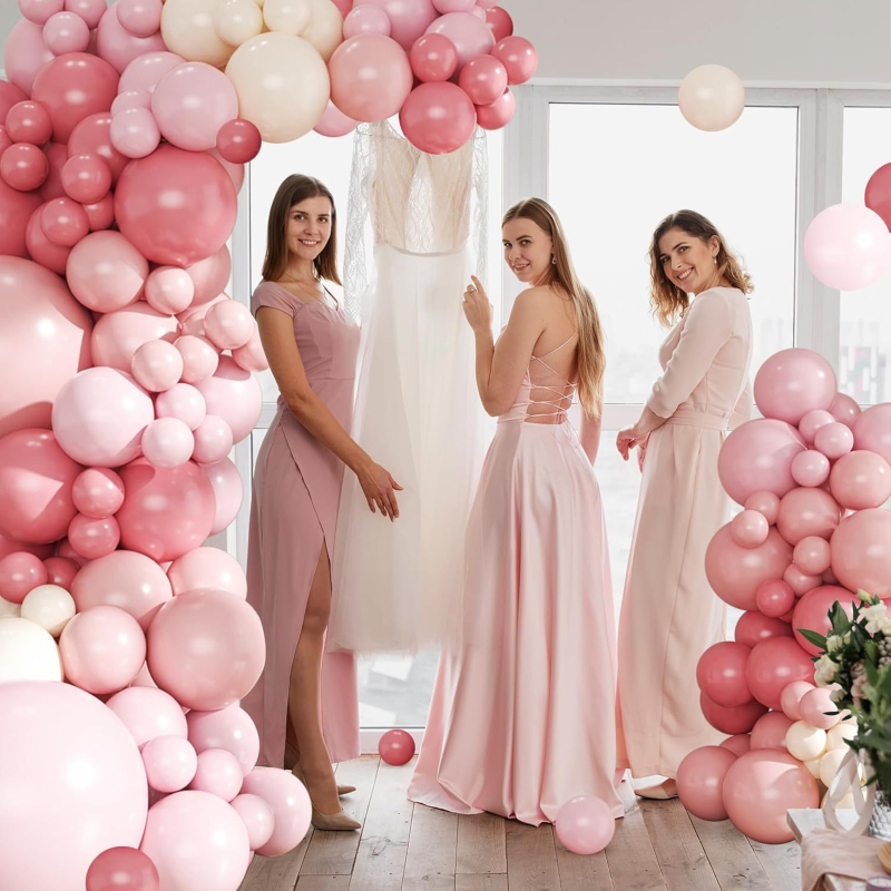 Latex balon set za ukrašavanje otvaranja luka — okrugli baloni s tiskom loga, pogodni za rođendane i vjenčanja