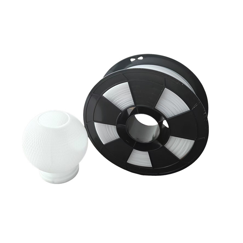 Difuzijski PETG filament za 3D ispis — proziran, difuzija svjetla, niska skupljanja, mekano, ujednačeno osvjetljenje