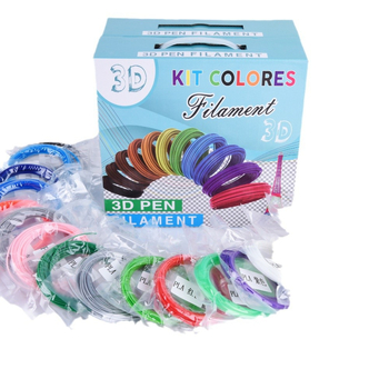 PLA filament za 3D olovku, promjer 1,75 mm, ukupna duljina 200 m, težina 33 g, set u darovnoj kutiji
