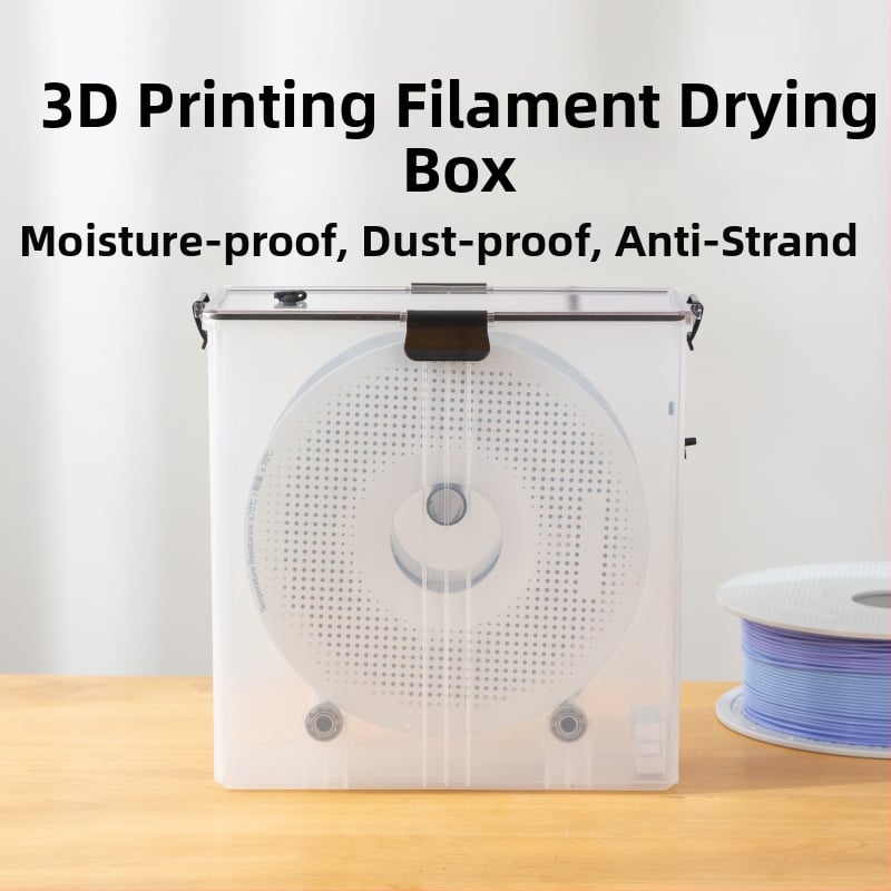 Kutija za sušenje filamenta za 3D ispis PETG/PLA, zaštita od vlage, kapacitet 5.8 L, težina 1 kg, skladištenje desikanta, univerzalni nosač pladnjeva