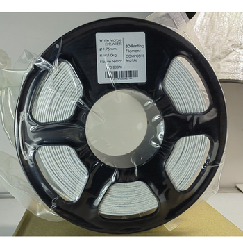 PLA mramorni filament za 3D ispis | Materijal: PLA; Prerez: kružni; Izgled: disk; Gustoća: 1.25 g/cm³; Duljina: 330