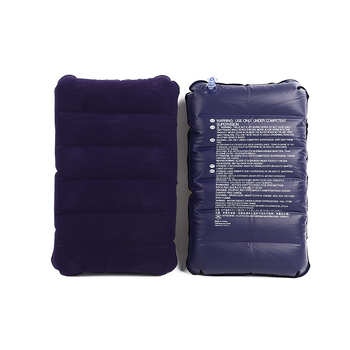 Naduvljiva jastučnica od PVC flokinga, pravokutna putna jastučnica (model Leather pillow), stil: pravokutnik/jastuk, prilagodljivo: Da, težina: 0.088 kg