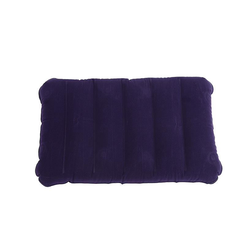 Naduvljiva jastučnica od PVC flokinga, pravokutna putna jastučnica (model Leather pillow), stil: pravokutnik/jastuk, prilagodljivo: Da, težina: 0.088 kg