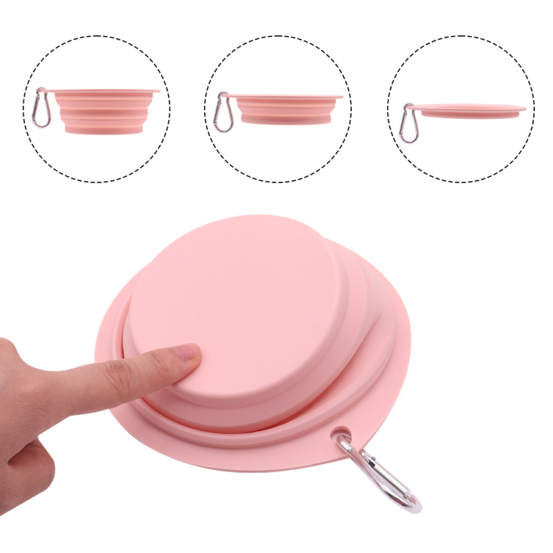 Силиконова сгъваема купа за кучета, преносима с алуминиев клипс, Sorado, опаковка 500 бр.