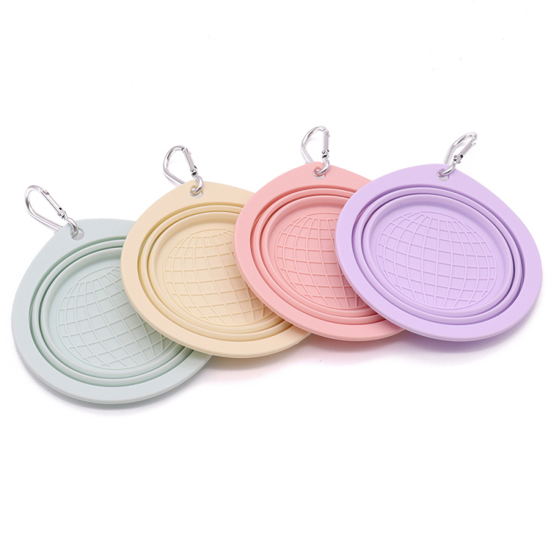 Силиконова сгъваема купа за кучета, преносима с алуминиев клипс, Sorado, опаковка 500 бр.