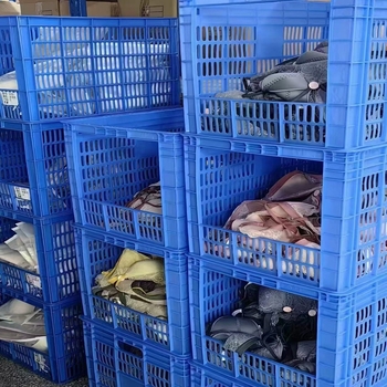 Μεγάλο πλαστικό κουτί με ανοιχτό άνω άκρο για ταξινόμηση και αποθήκευση εμπορευμάτων, HDPP, χύτευση με έγχυση, τοίχος 2–8 mm, φορτίο 50, δυνατότητα εκτύπωσης λογότυπου.