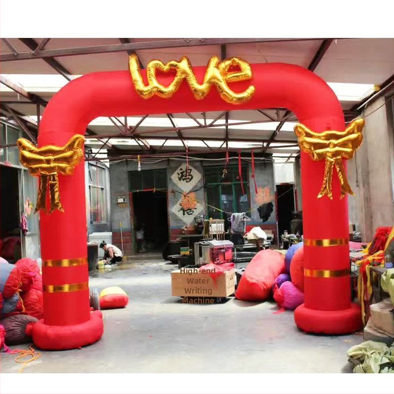 Μονοκόμματη φουσκωτή αψίδα γάμου για είσοδο και τελετή – διακοσμητικό αξεσουάρ γάμου