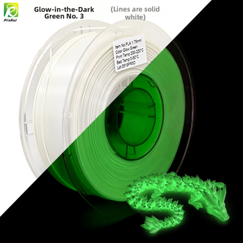 PLA filament koji svijetli u mraku — Pinrui, kružni presjek, duljina 335 m, PLA materijal