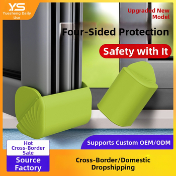 Ochranný roh dverí a okien – pravý uhol, značka Yuesheng, plne pokrytý EVA pena rohový chránič; silikónový mäkký roh