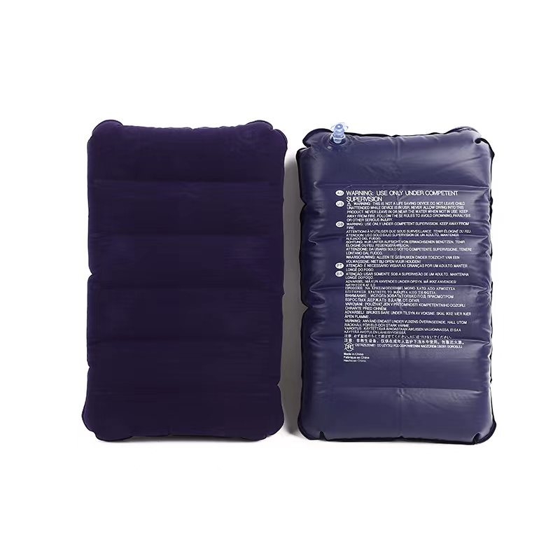 Prijenosna napuhiva jastučnica za kampiranje – PVC, debljina 18 mm, model Leather Pillow, marka Hengyi, pravokutni oblik, jednostavan stil