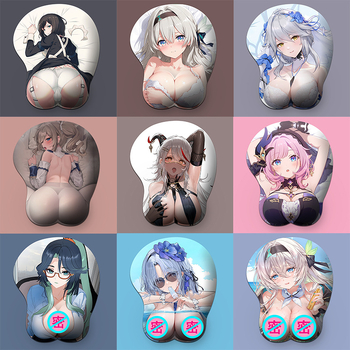 Padă mică pentru mouse din silicon cu suport pentru încheietură, design 3D, suprafață silicon + textil, turnare din plastic, imprimare logo