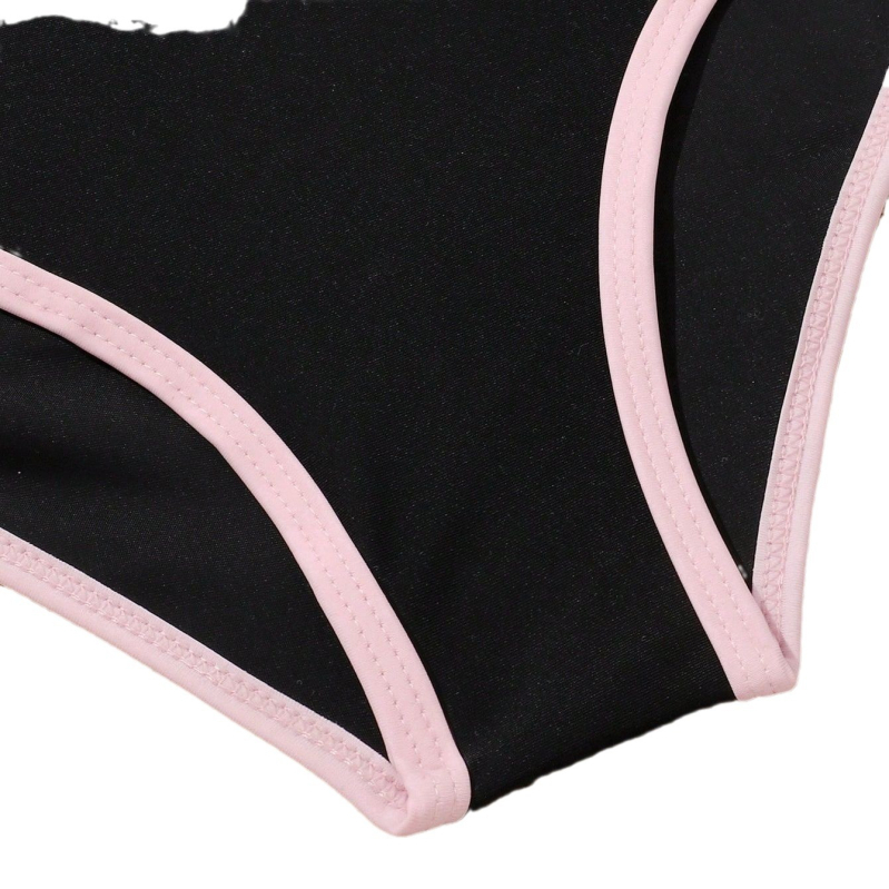 Dječji trodjelni bikini set visokim strukom, brzo se suši, izdržljiv, podstava od elastana