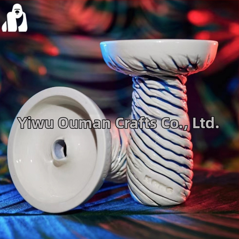 Nerezová oceľová miska na vodnú fajku, opakovane použiteľná, dostupný luxus