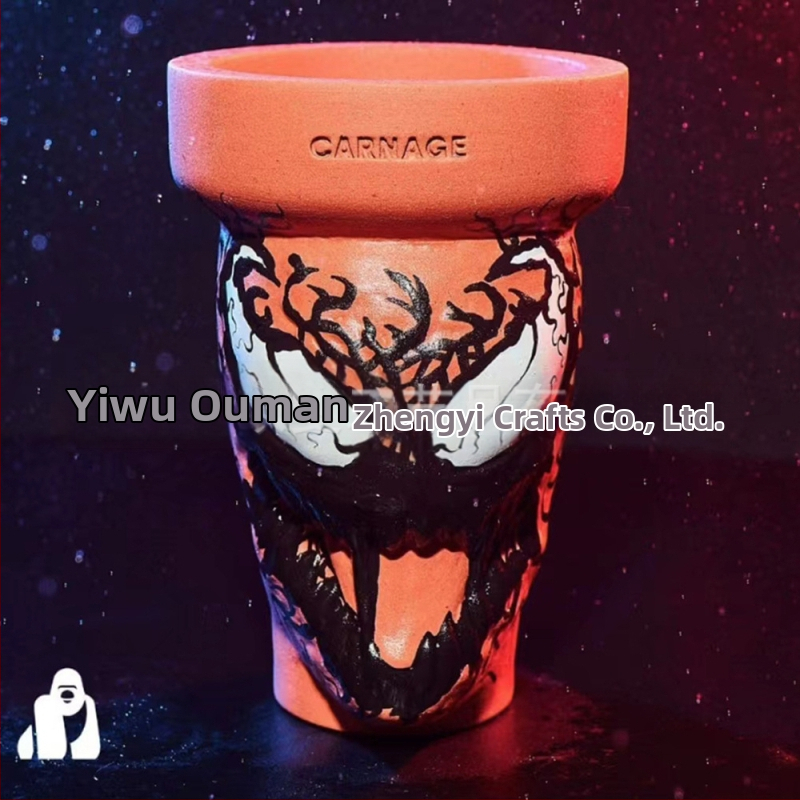 Nerezová oceľová miska na vodnú fajku, opakovane použiteľná, dostupný luxus