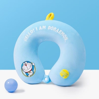 Μαξιλάρι αυχένα σε σχήμα U για ταξίδια, με αφρό μνήμης και βελούδινο κάλυμμα