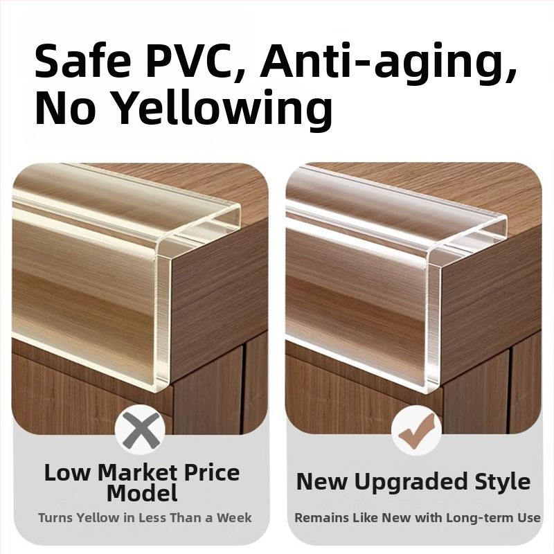 Pásky proti nárazu rohu detského stola - bez lepidla, mäkký ochranný okraj, bezpečnosť detí, značka Xuyu Strength Factory, bez dovozu